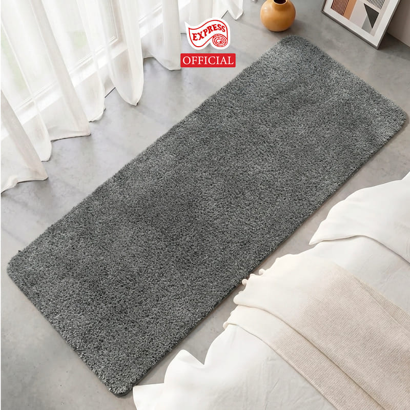 พรมเช็ดเท้ายาว EXPRESS CARPET รุ่น AL8-6 ขนาด50X120 ซม. หนา 20 มม. สีเทา 